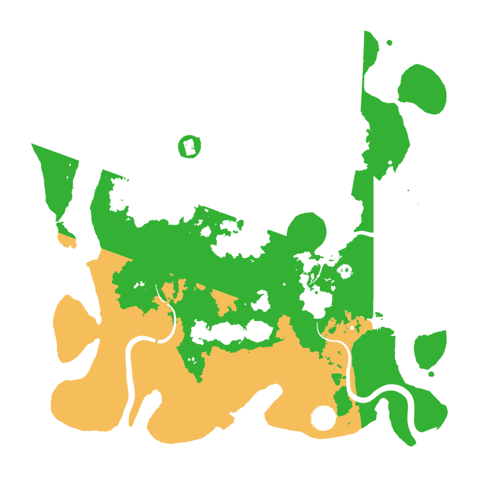 Biome Rust Map: Procedural Map, Size: 3500, Seed: 486789749