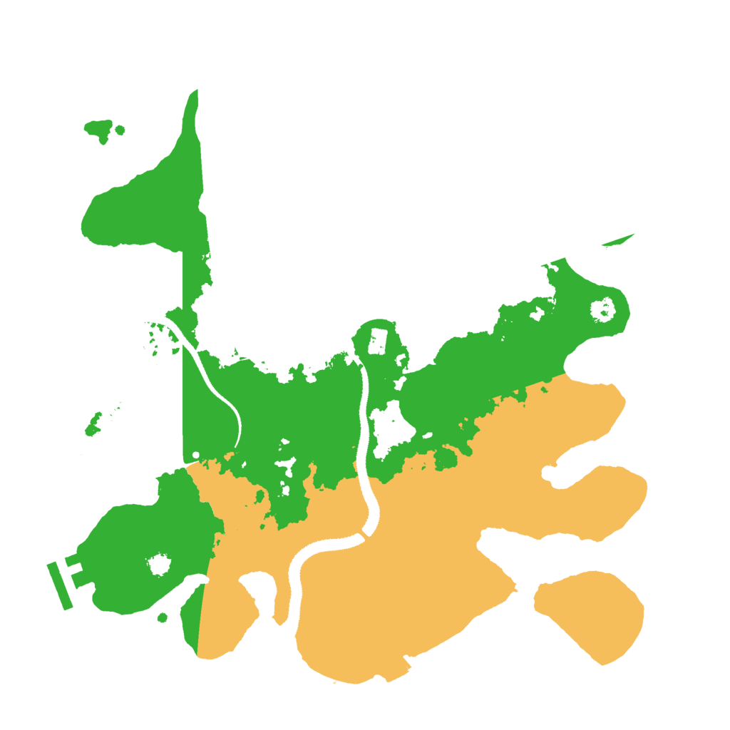Biome Rust Map: Procedural Map, Size: 3000, Seed: 148533009