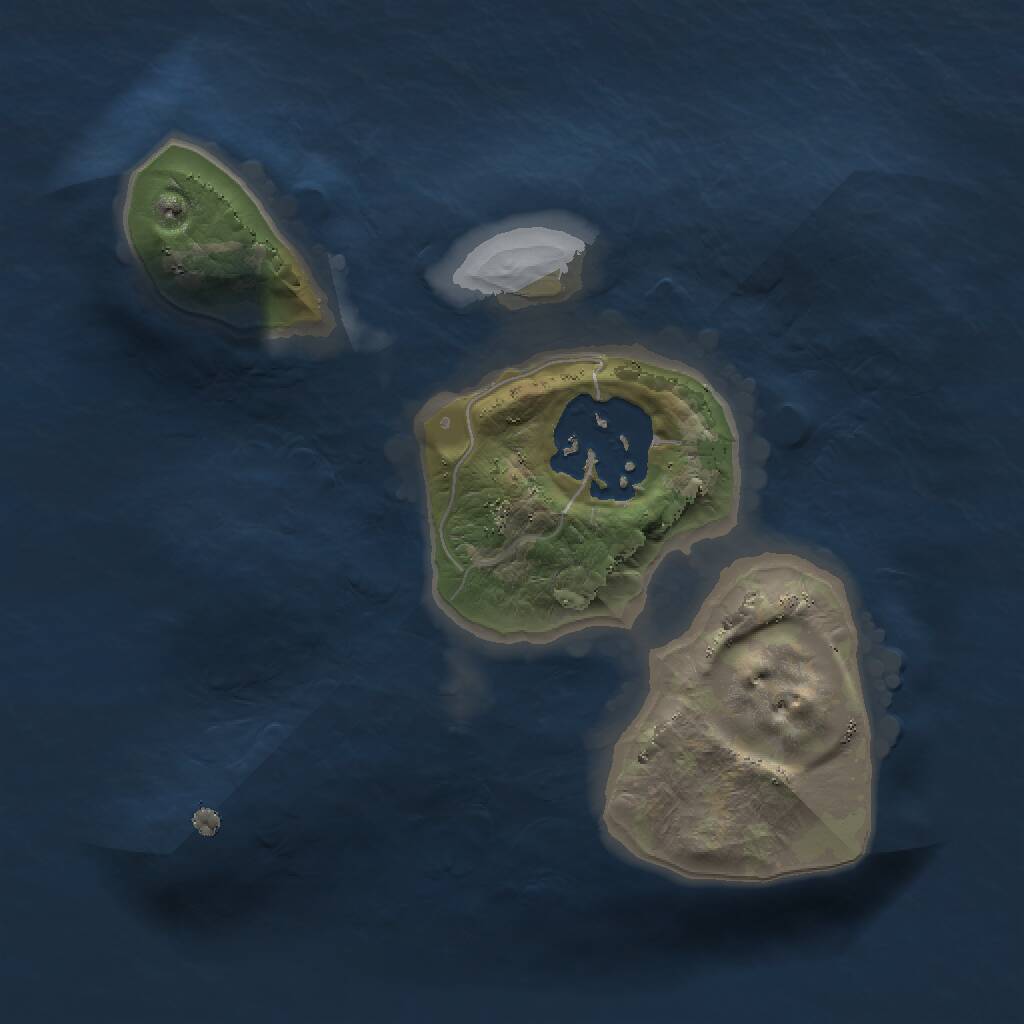 Rust Map: Procedural Map, Size: 1500, Seed: 112117275, 2 Monuments