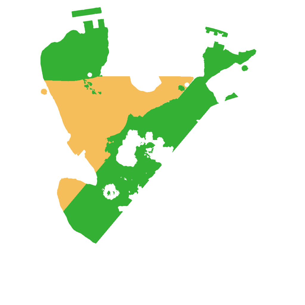 Biome Rust Map: Procedural Map, Size: 2000, Seed: 585784805