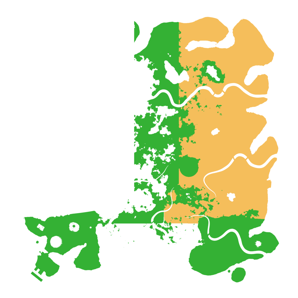 Biome Rust Map: Procedural Map, Size: 4500, Seed: 306704538