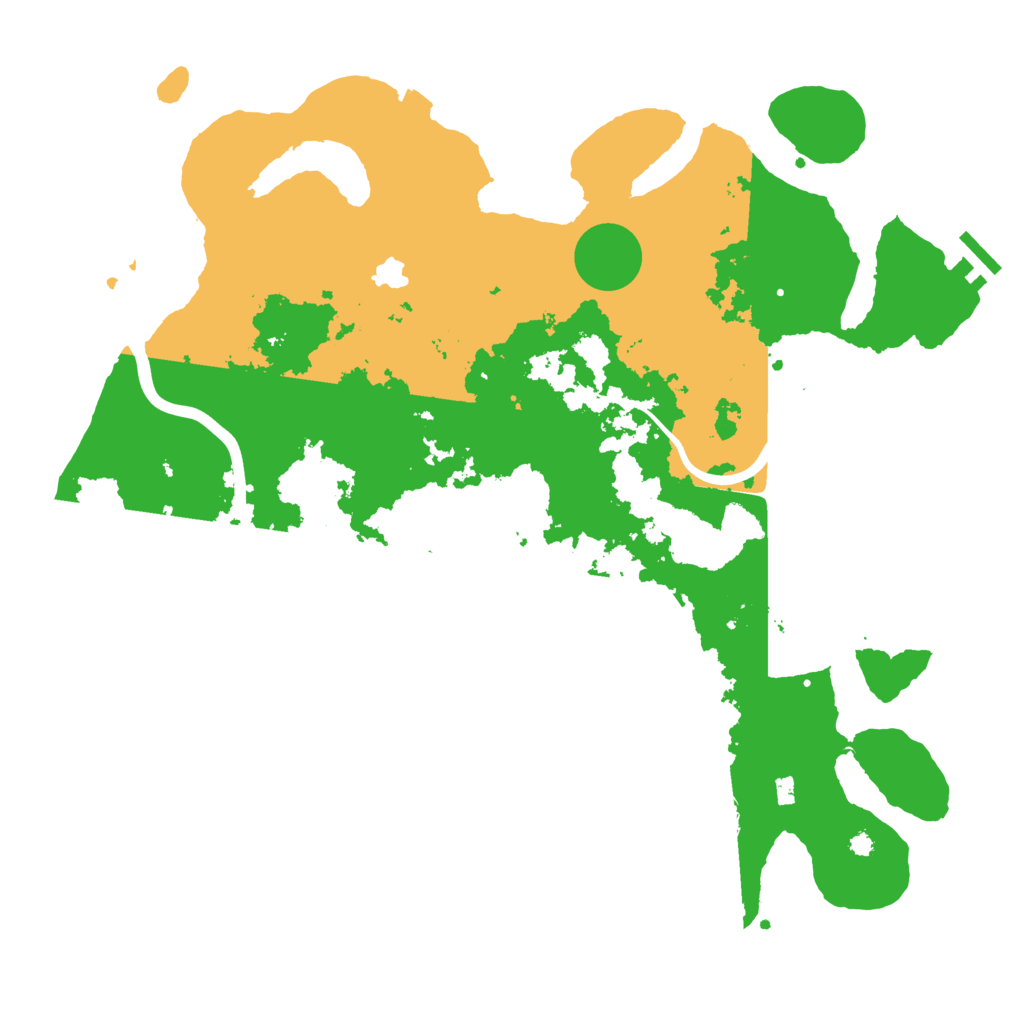 Biome Rust Map: Procedural Map, Size: 4000, Seed: 346125