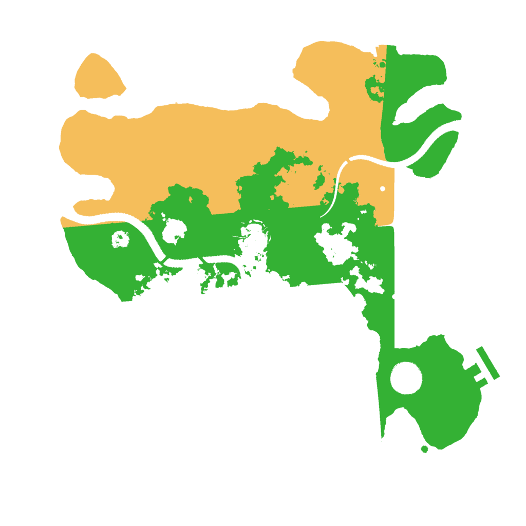 Biome Rust Map: Procedural Map, Size: 3000, Seed: 21936