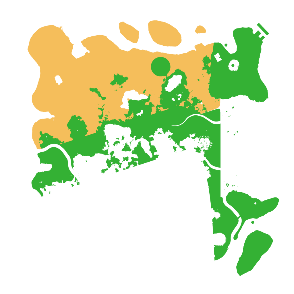 Biome Rust Map: Procedural Map, Size: 4000, Seed: 599231709