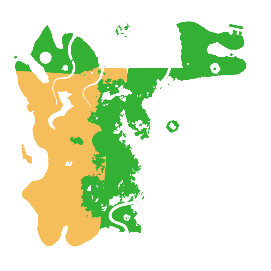 Biome Rust Map: Procedural Map, Size: 4000, Seed: 15690821