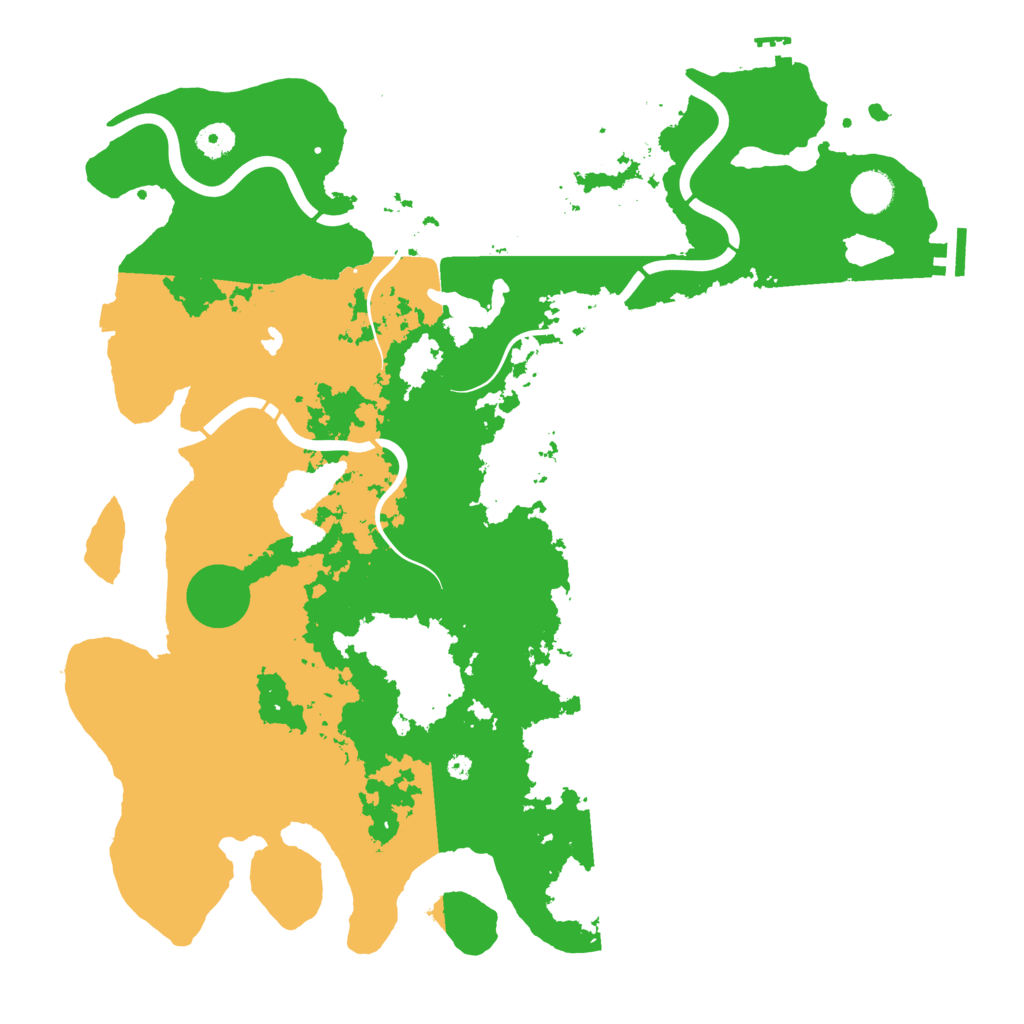 Biome Rust Map: Procedural Map, Size: 4250, Seed: 30969
