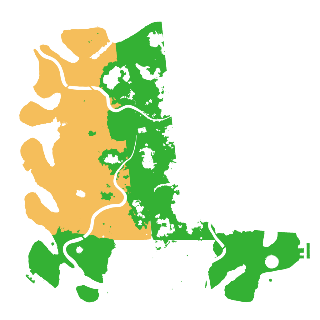 Biome Rust Map: Procedural Map, Size: 4200, Seed: 308582244