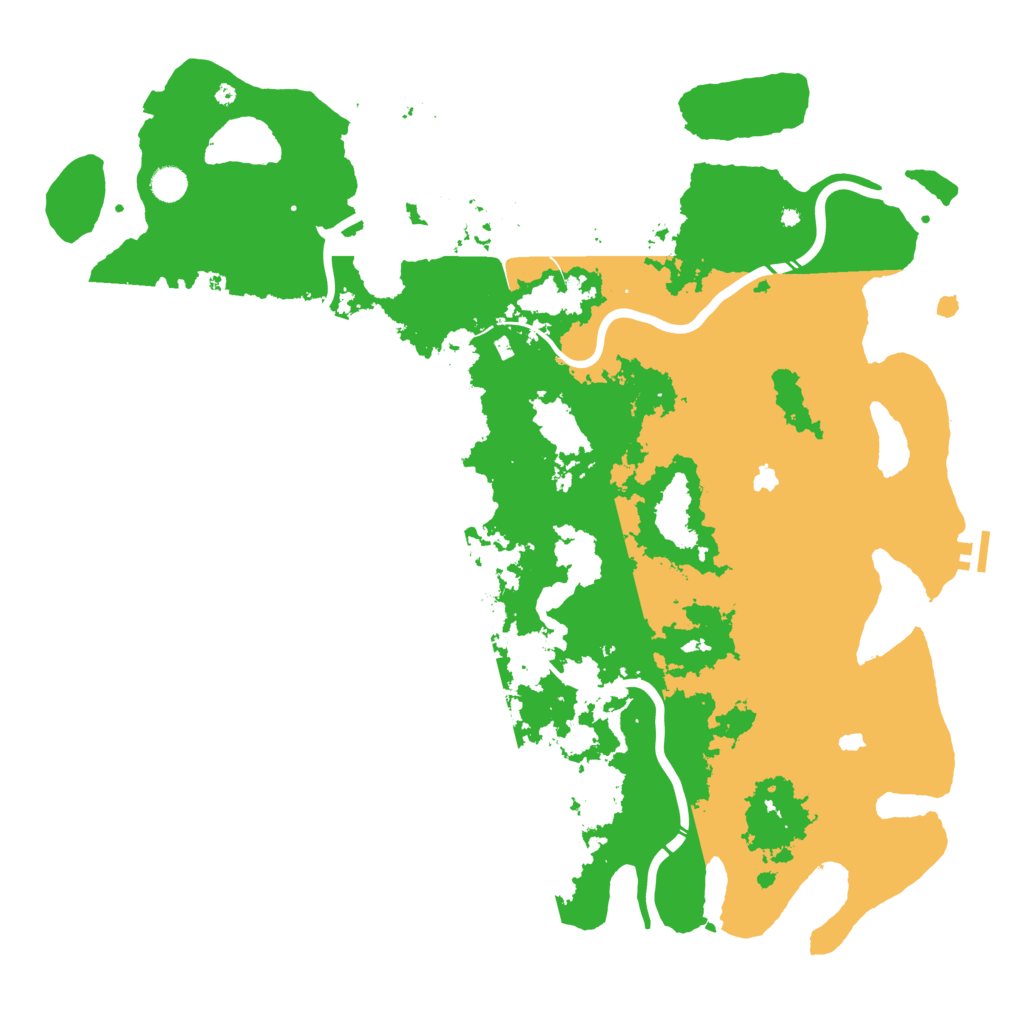 Biome Rust Map: Procedural Map, Size: 5000, Seed: 1896340105