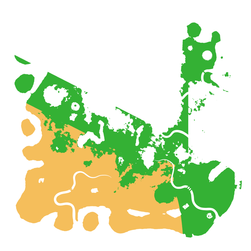 Biome Rust Map: Procedural Map, Size: 4500, Seed: 1060920739