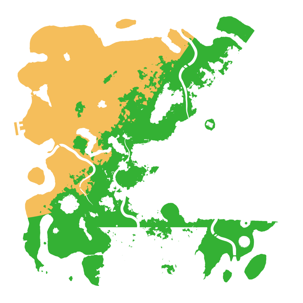 Biome Rust Map: Procedural Map, Size: 4700, Seed: 800008135