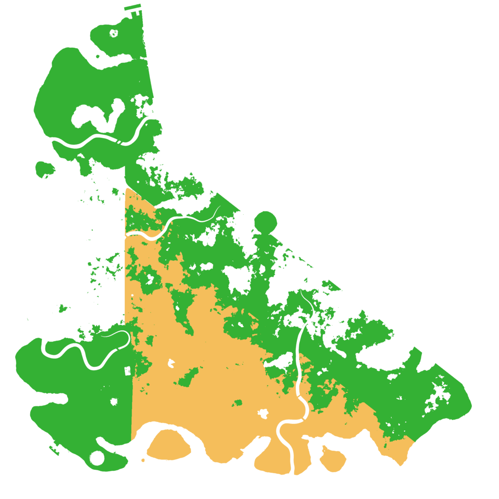 Biome Rust Map: Procedural Map, Size: 6000, Seed: 2089529279