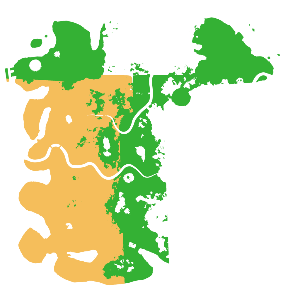 Biome Rust Map: Procedural Map, Size: 4500, Seed: 1044182975