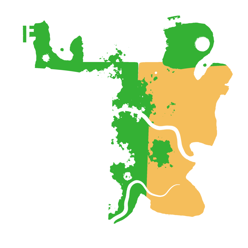 Biome Rust Map: Procedural Map, Size: 3000, Seed: 10592