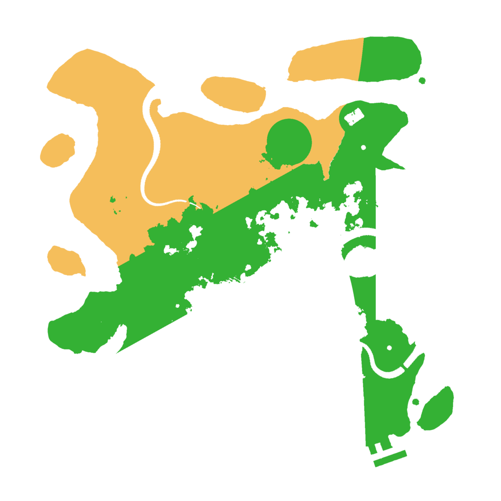 Biome Rust Map: Procedural Map, Size: 3000, Seed: 32583