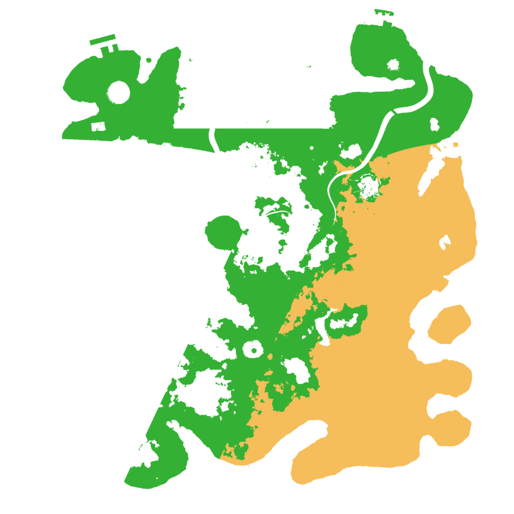 Biome Rust Map: Procedural Map, Size: 4000, Seed: 999888