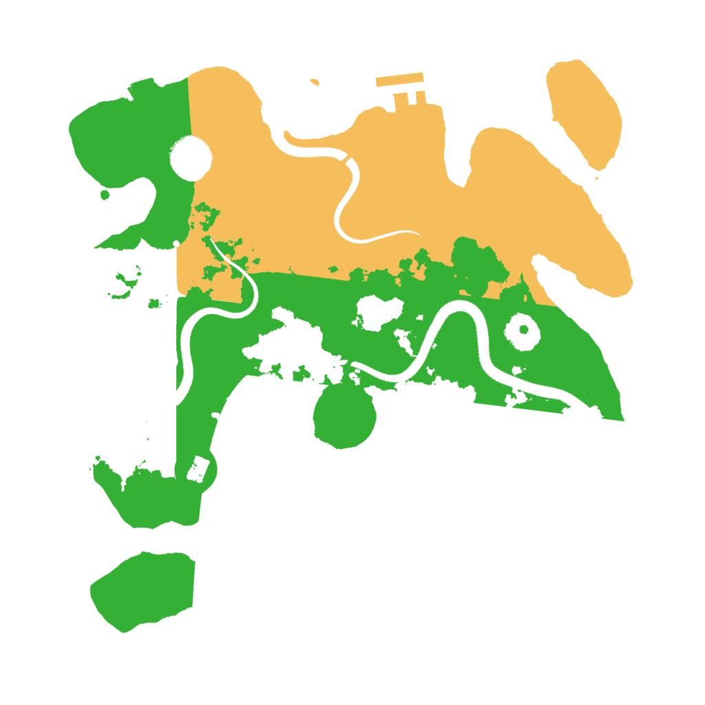 Biome Rust Map: Procedural Map, Size: 3000, Seed: 344715