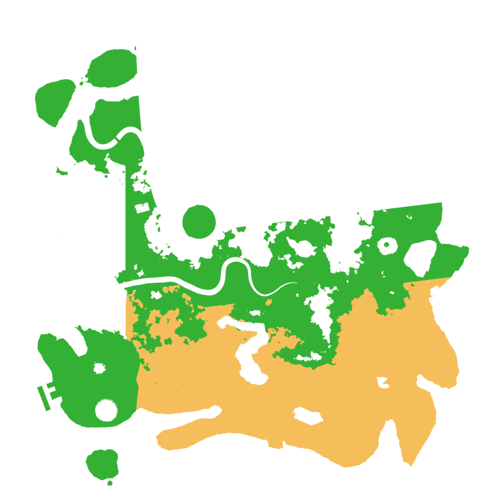 Biome Rust Map: Procedural Map, Size: 4000, Seed: 333477