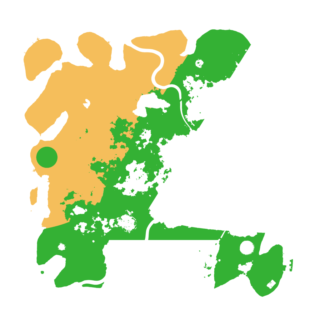 Biome Rust Map: Procedural Map, Size: 4000, Seed: 874987542