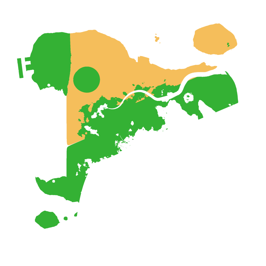 Biome Rust Map: Procedural Map, Size: 2700, Seed: 139020