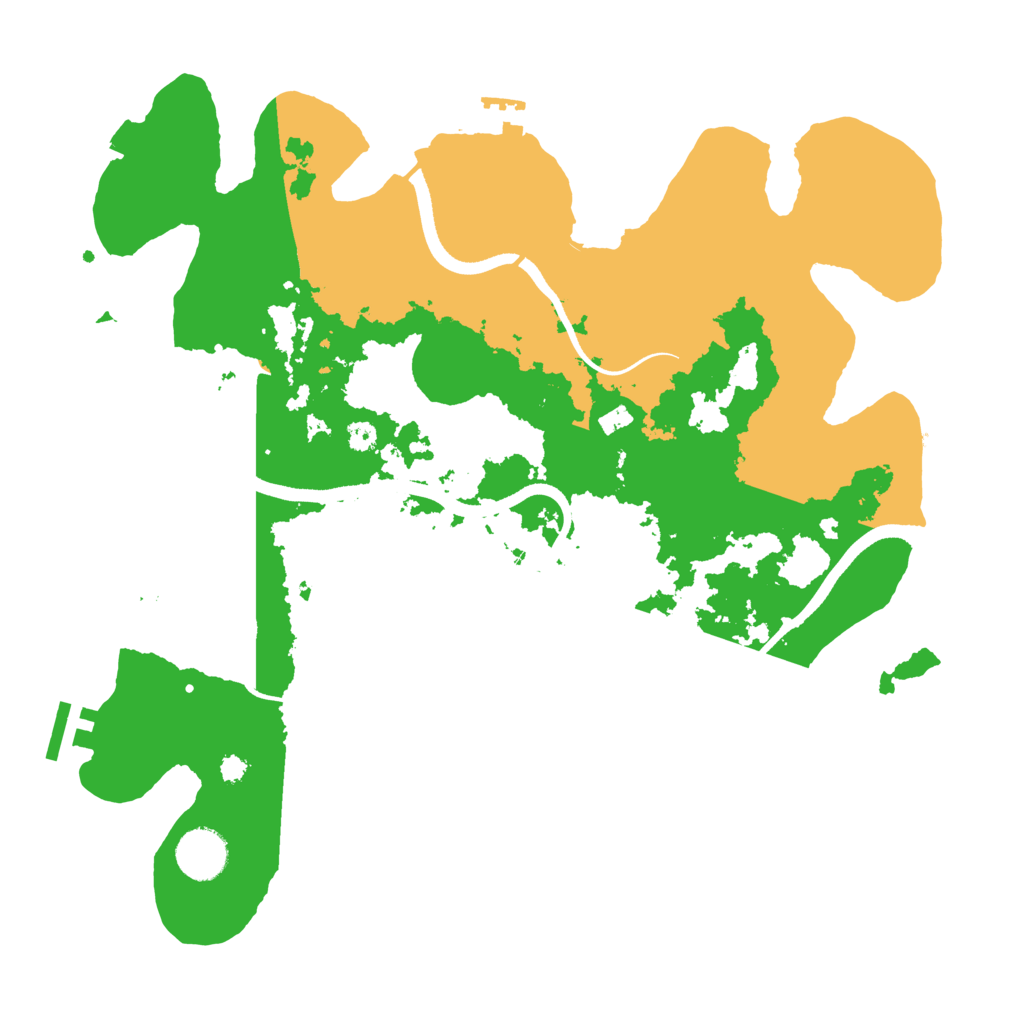 Biome Rust Map: Procedural Map, Size: 3500, Seed: 2142468689