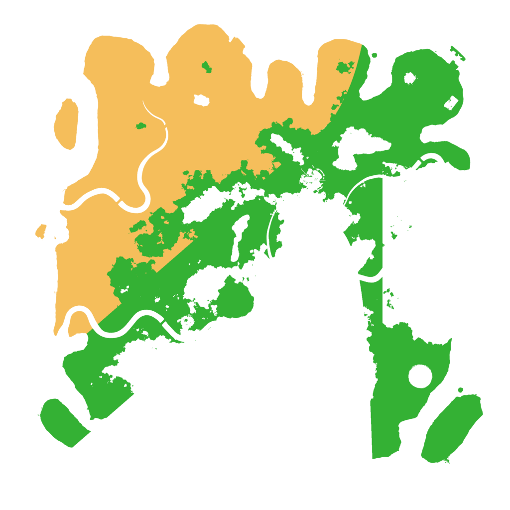 Biome Rust Map: Procedural Map, Size: 4000, Seed: 7920