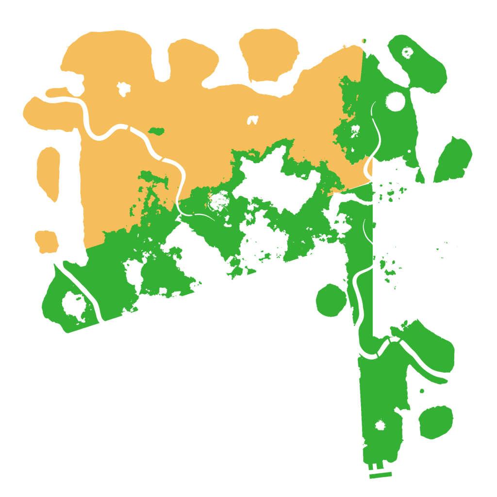 Biome Rust Map: Procedural Map, Size: 4500, Seed: 556504808