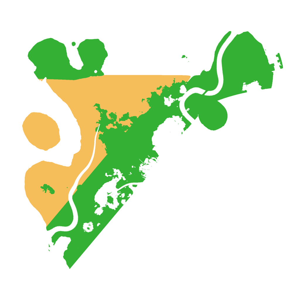 Biome Rust Map: Procedural Map, Size: 2900, Seed: 69420