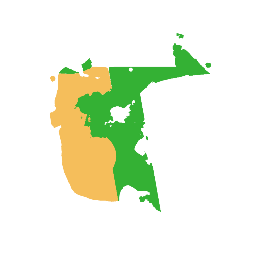 Biome Rust Map: Procedural Map, Size: 2000, Seed: 1039883023