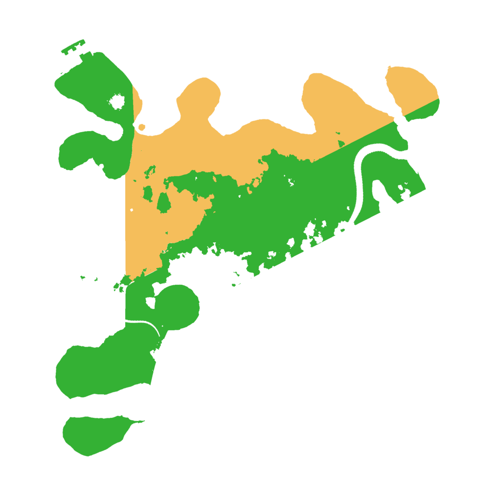 Biome Rust Map: Procedural Map, Size: 3000, Seed: 1037388472