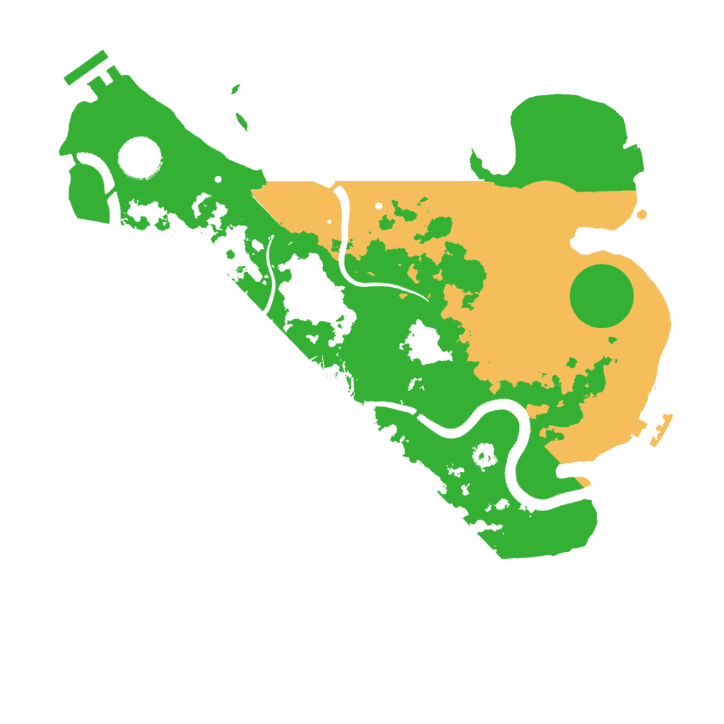 Biome Rust Map: Procedural Map, Size: 3000, Seed: 75394320
