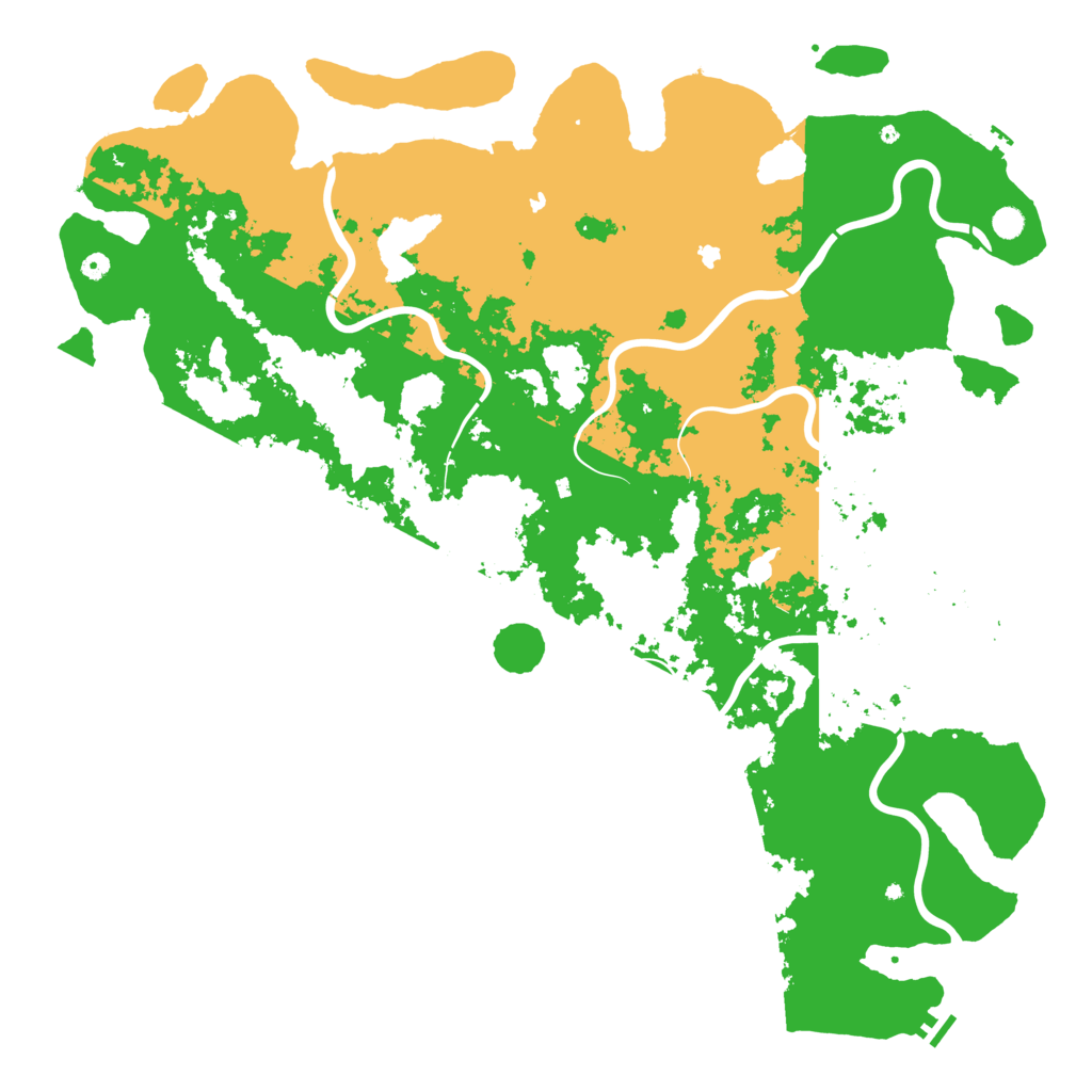 Biome Rust Map: Procedural Map, Size: 6000, Seed: 5983720