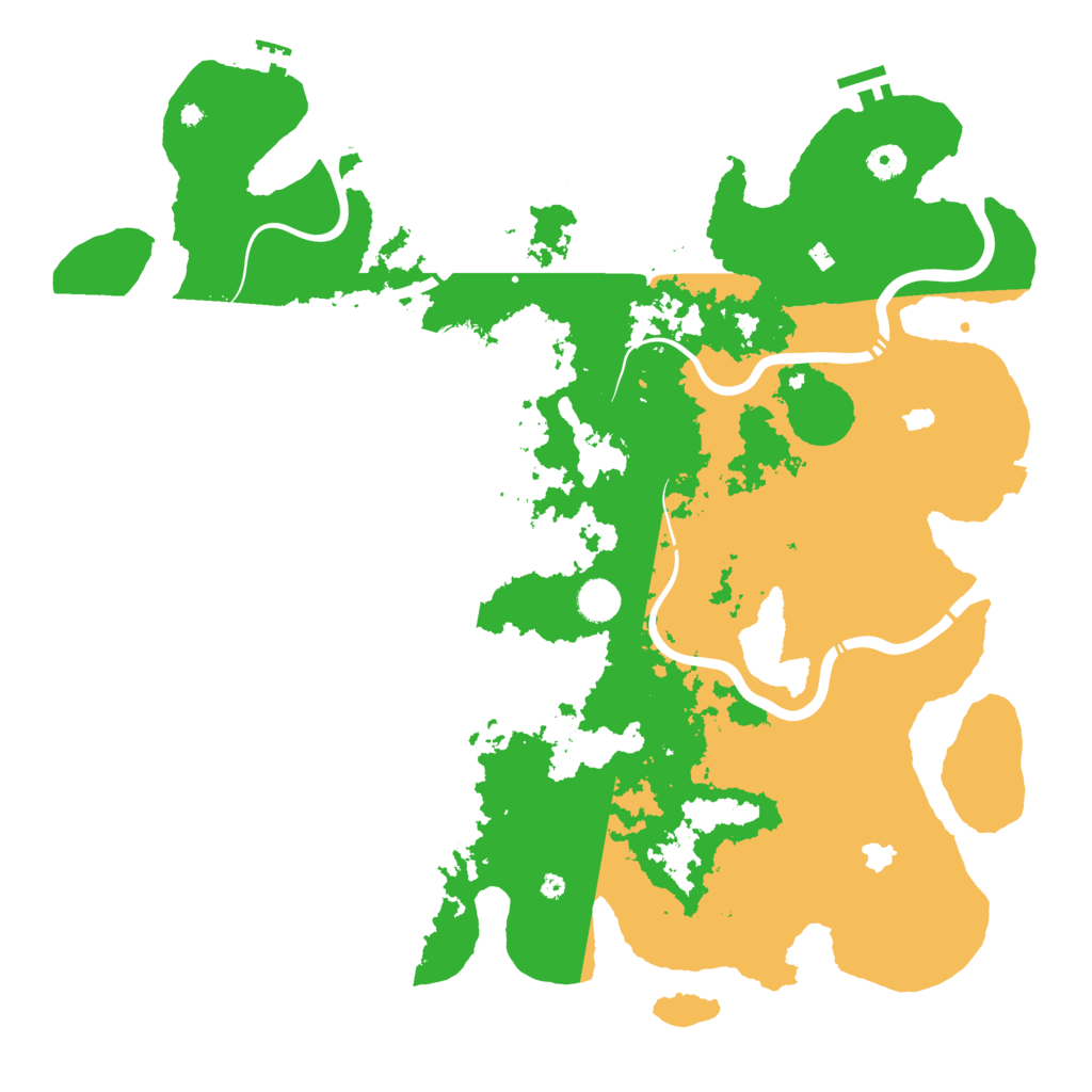 Biome Rust Map: Procedural Map, Size: 4500, Seed: 1480507247