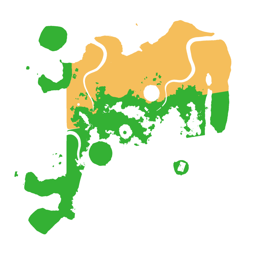 Biome Rust Map: Procedural Map, Size: 3000, Seed: 1064211069