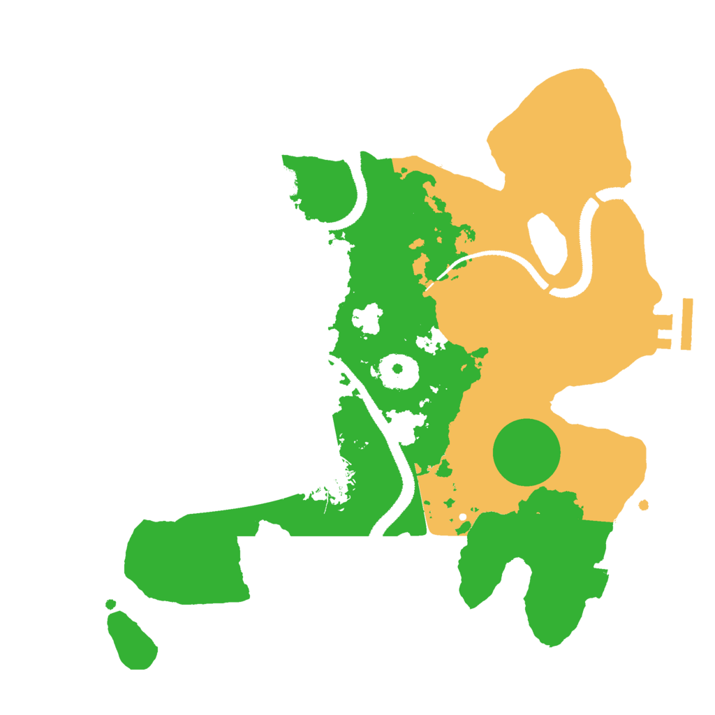 Biome Rust Map: Procedural Map, Size: 2800, Seed: 133467829