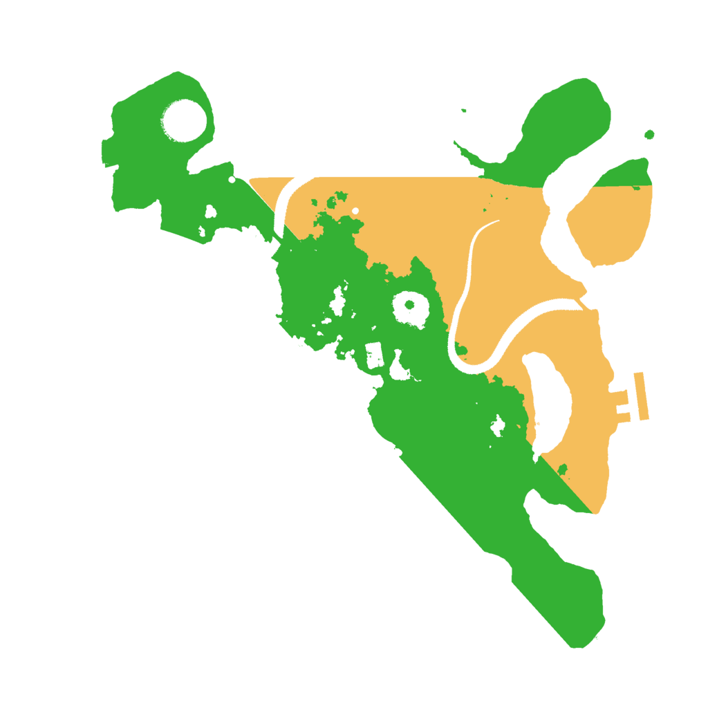 Biome Rust Map: Procedural Map, Size: 3000, Seed: 1458863871