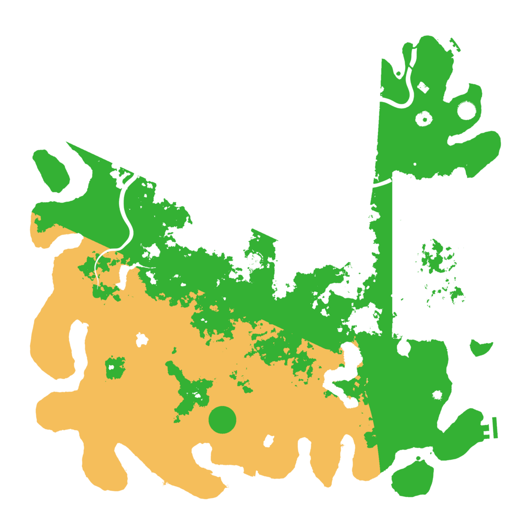 Biome Rust Map: Procedural Map, Size: 5000, Seed: 18793