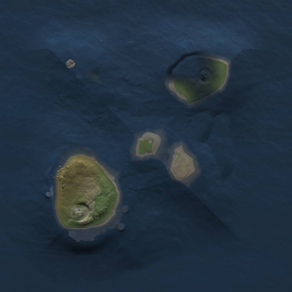 Rust Map: Procedural Map, Size: 1333, Seed: 2, 1 Monuments