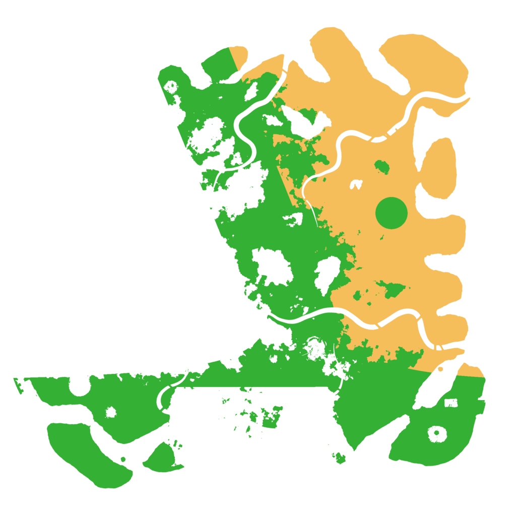 Biome Rust Map: Procedural Map, Size: 4250, Seed: 1053531427