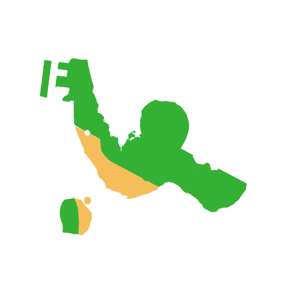 Biome Rust Map: Procedural Map, Size: 1600, Seed: 413259792