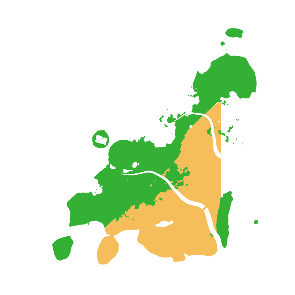 Biome Rust Map: Procedural Map, Size: 2800, Seed: 851474522