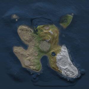 Thumbnail Rust Map: Procedural Map, Size: 2000, Seed: 205647929, 4 Monuments