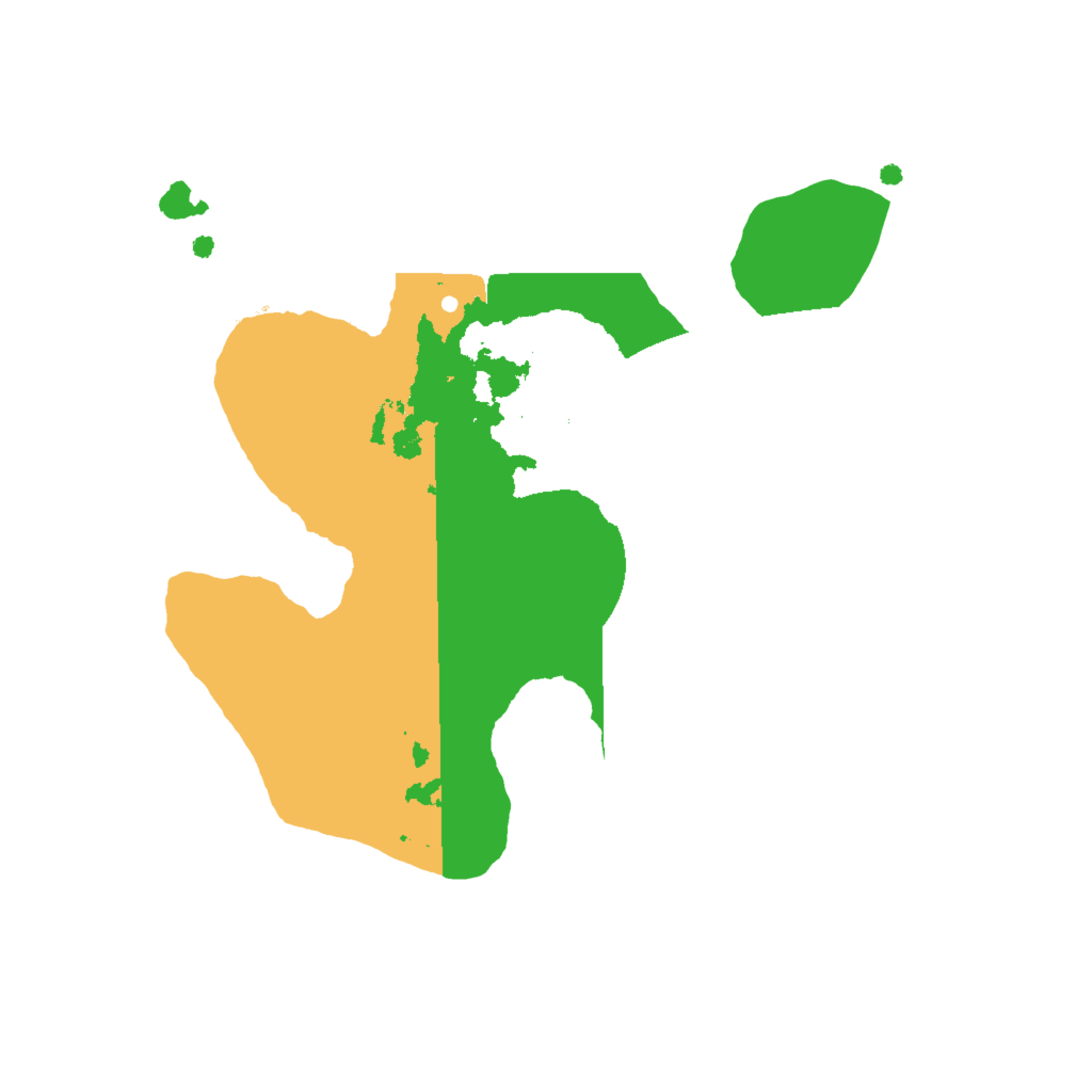 Biome Rust Map: Procedural Map, Size: 2000, Seed: 205647929