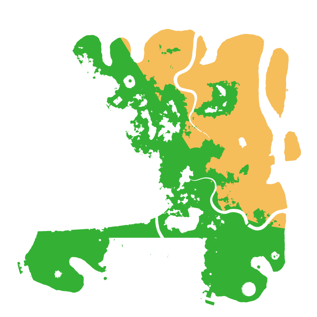 Biome Rust Map: Procedural Map, Size: 4000, Seed: 7505
