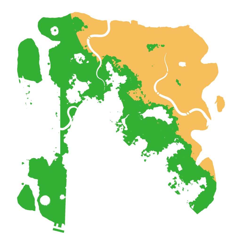 Biome Rust Map: Procedural Map, Size: 4250, Seed: 717796120