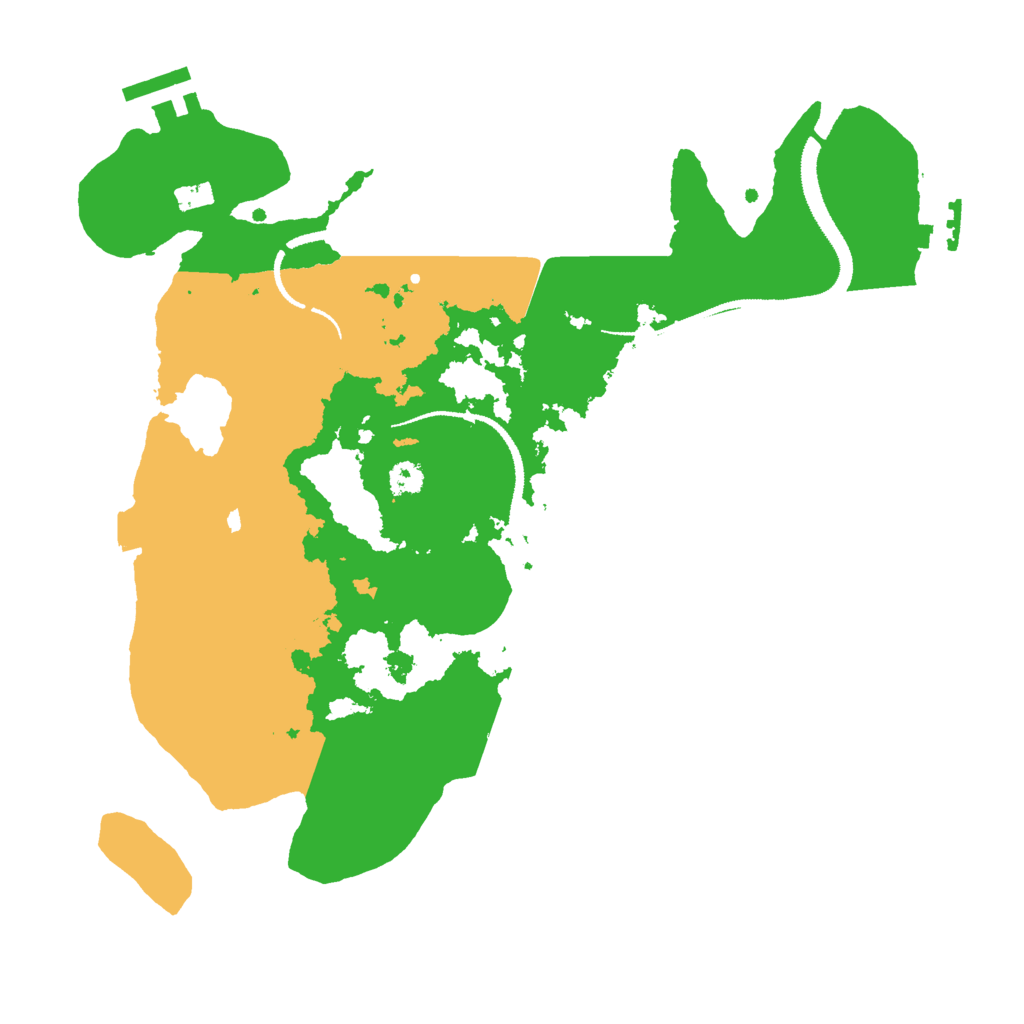 Biome Rust Map: Procedural Map, Size: 3000, Seed: 13898