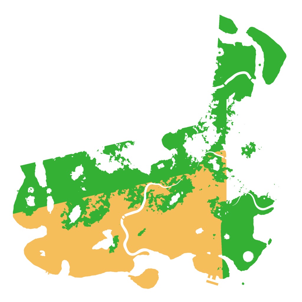 Biome Rust Map: Procedural Map, Size: 5000, Seed: 1789453210