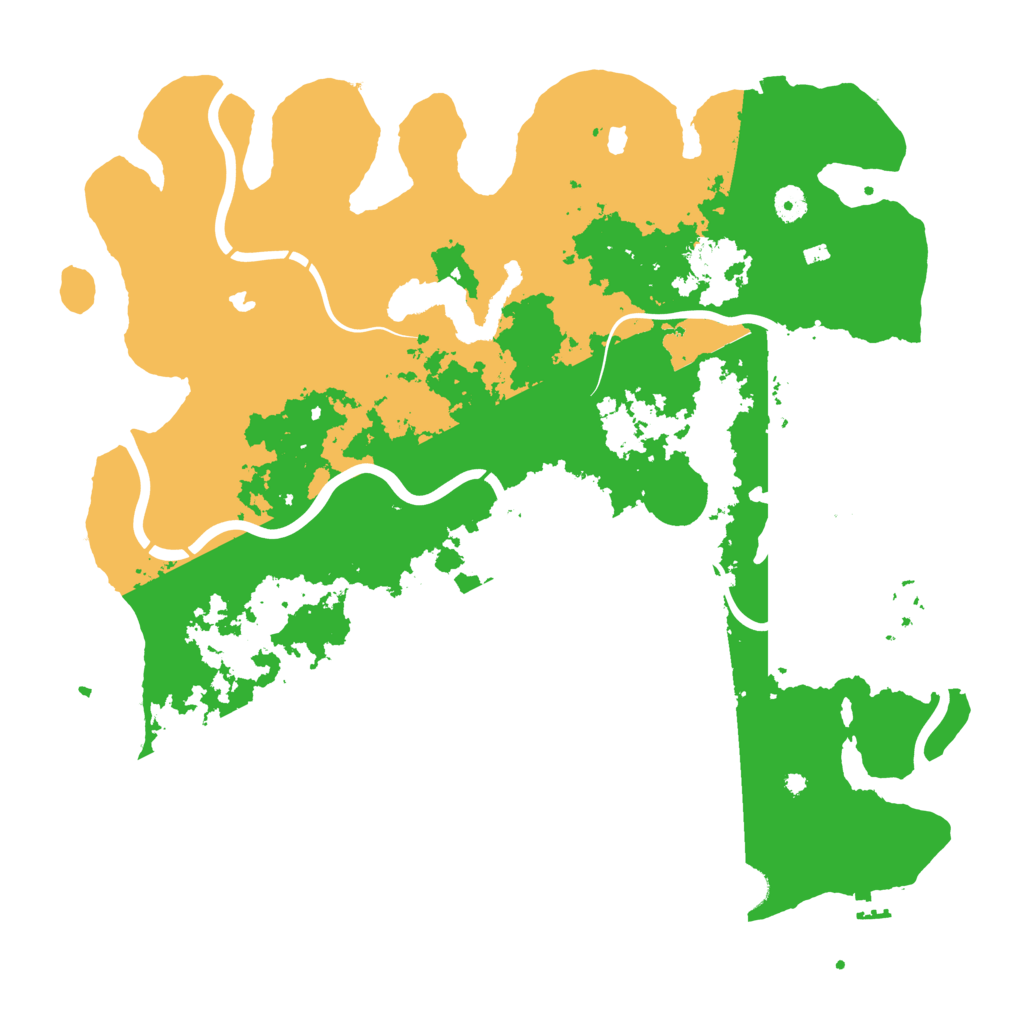 Biome Rust Map: Procedural Map, Size: 4500, Seed: 904827246