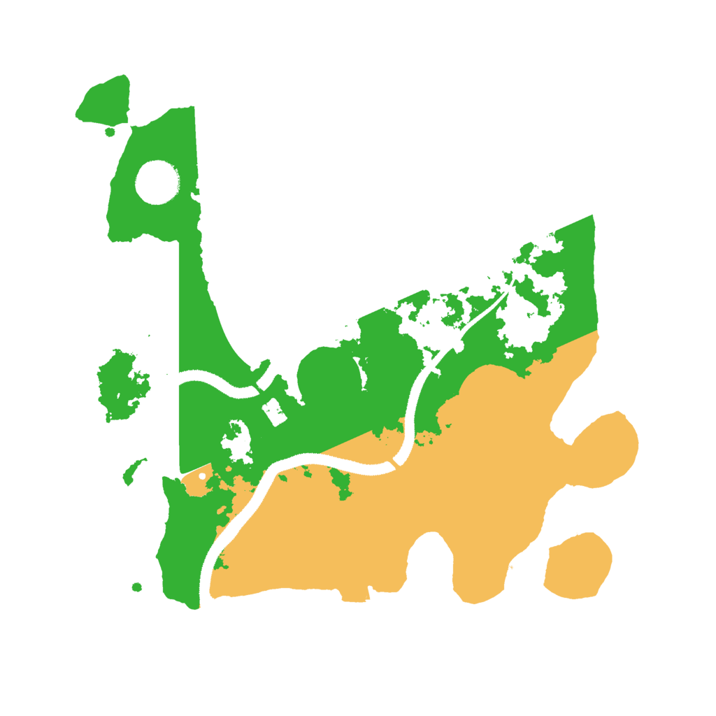 Biome Rust Map: Procedural Map, Size: 3000, Seed: 52139