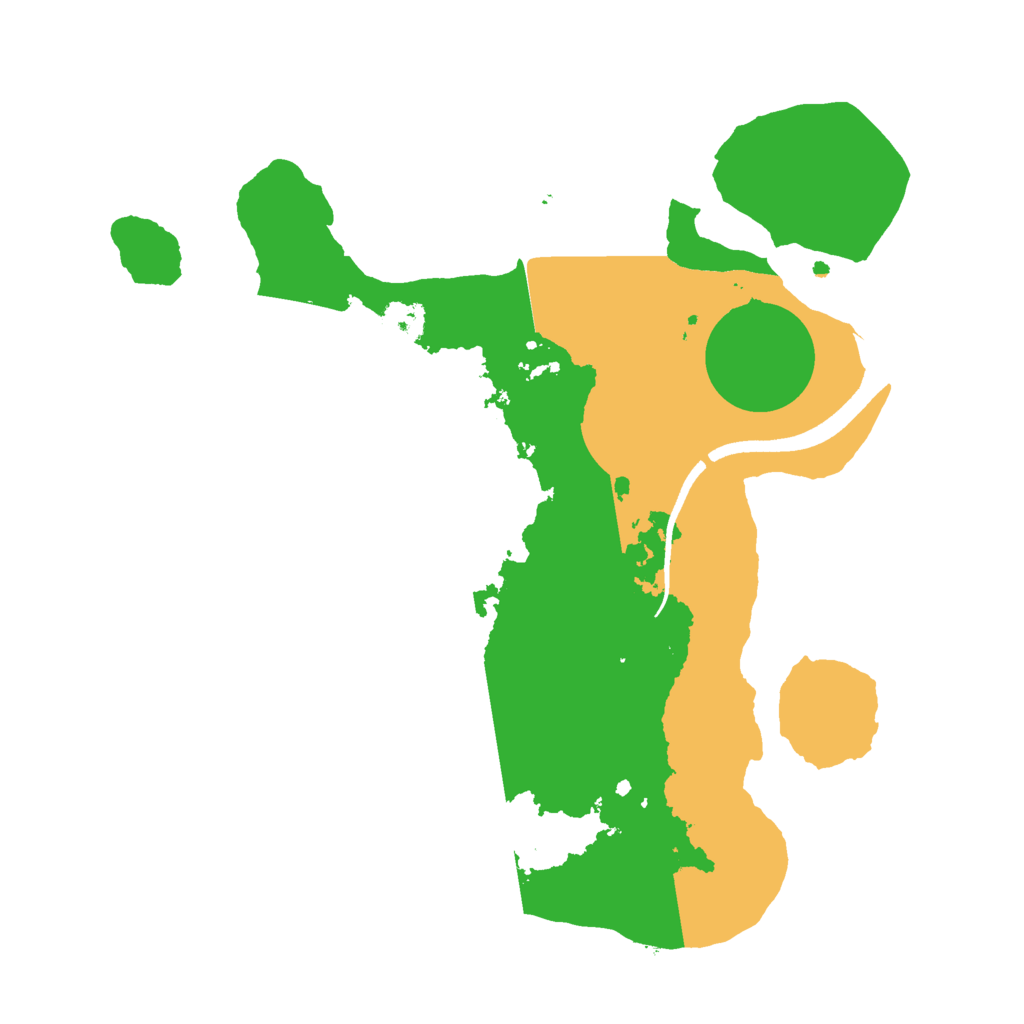 Biome Rust Map: Procedural Map, Size: 2476, Seed: 47776