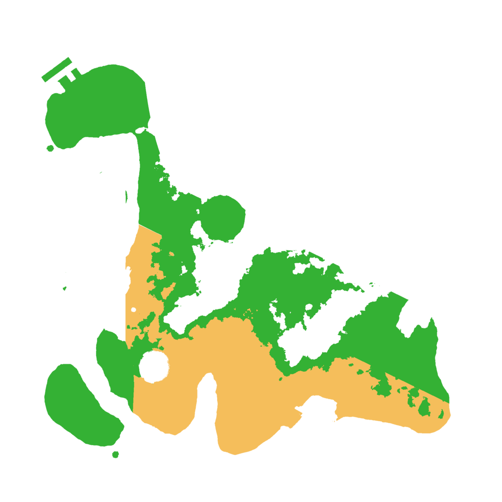 Biome Rust Map: Procedural Map, Size: 3000, Seed: 20021976